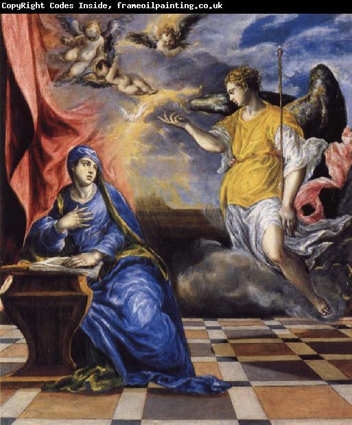 El Greco The Annuciation